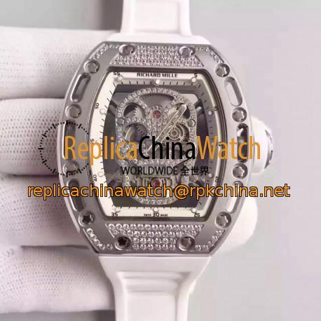 Replica Richard Mille RM052 SF Titanium & Diamond Diamond Skull Dial Swiss M6T51