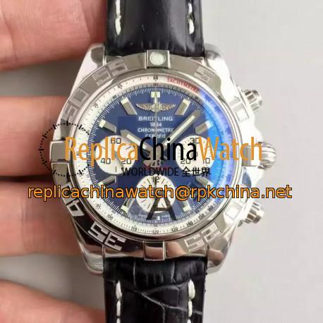 Replica Breitling Chronomat 44 AB011012/C788/435X/A20BA.1 N Stainless Steel Blue Dial Swiss 7750