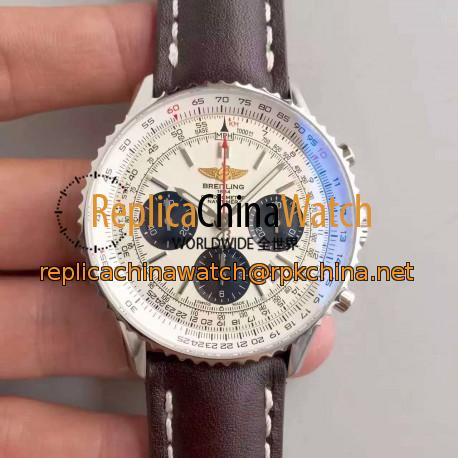 Replica Breitling Navitimer 01 AB012012/BB01/437X/A20BA.1 JF Stainless Steel White Dial Swiss 7750