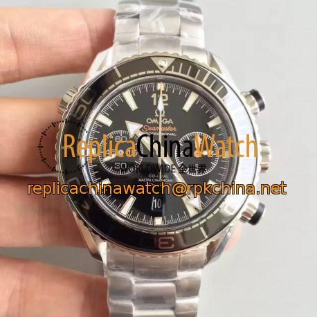 Replica Omega Seamaster Planet Ocean 600M Chronograph 232.30.46.51.01.001 JH Stainless Steel Black Dial Swiss 9900