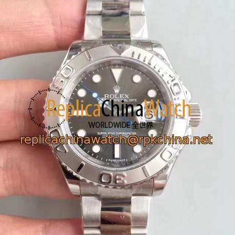 Replica Rolex Yacht-Master 40 116622 EW Stainless Steel Anthracite Dial Swiss 3135