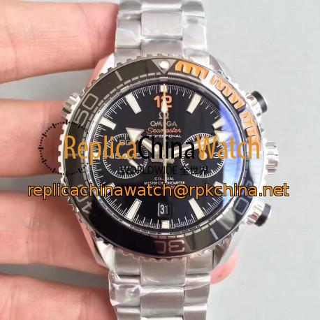Replica Omega Seamaster Planet Ocean 600M Chronograph 215.30.46.51.01.002 JH Stainless Steel Black Dial Swiss 9900