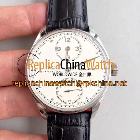 Replica IWC Portugieser Regulateur IW544401 ZF Stainless Steel White Dial Swiss IWC 98245