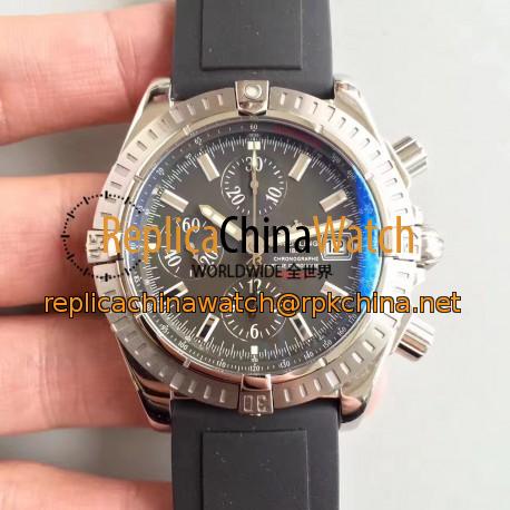Replica Breitling Avenger Chronograph JF Stainless Steel Grey Dial Swiss 7750
