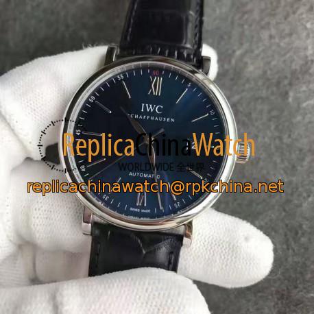 Replica IWC Portofino Boutique Edition IW356512 MK Stainless Steel Blue Dial Swiss 2892