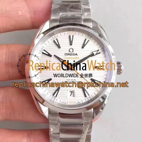 Replica Omega Seamaster Aqua Terra 150M Master Co-Axial Baselworld 2017 XF Stainless Steel White Dial Swiss 8900