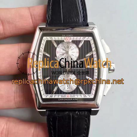 Replica IWC Da Vinci Chronograph IW376403 ZF Stainless Steel Black Dial Swiss 89361