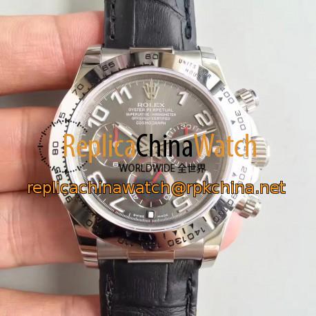 Replica Rolex Daytona Cosmograph 116509 JH Stainless Steel Anthracite Dial Swiss 4130 Run 6@SEC